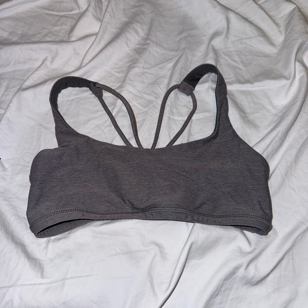 Gray Women's Strappy Bralette
